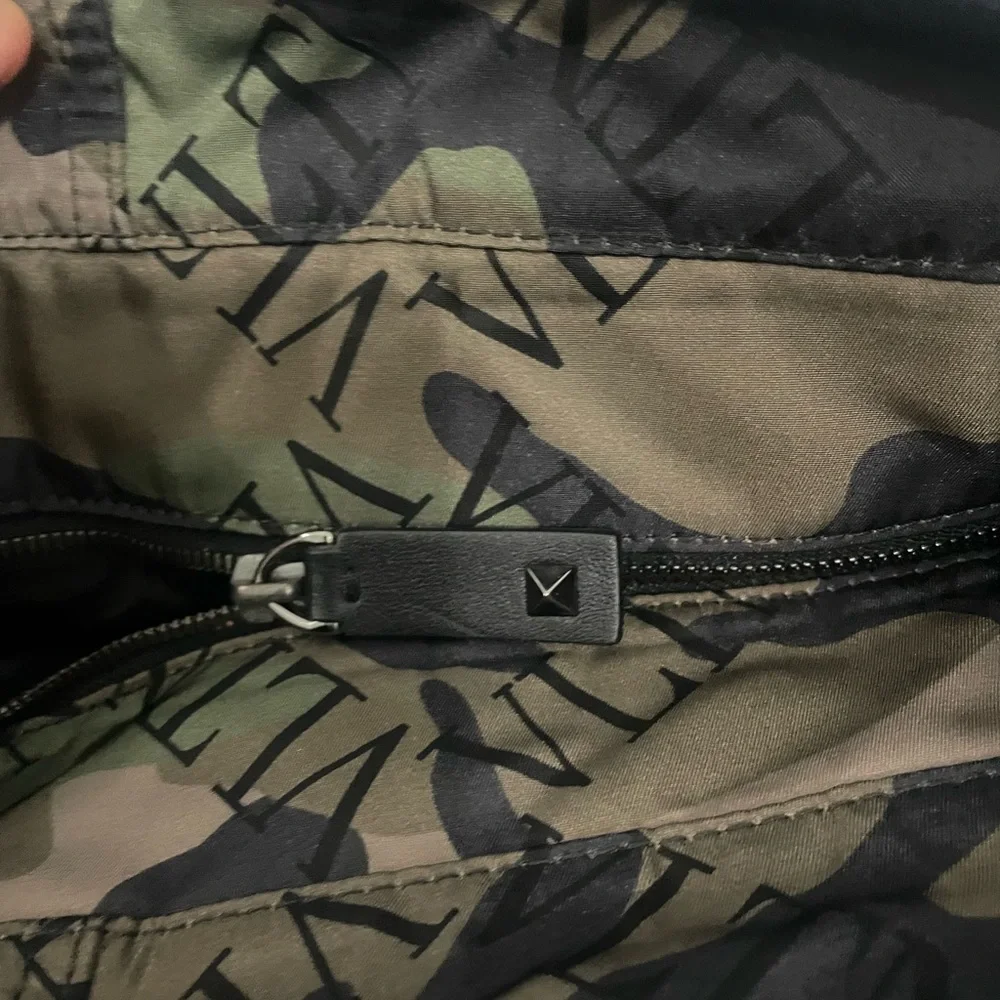 Valentino Garavani VLTN Camouflage-print Holdall Bag